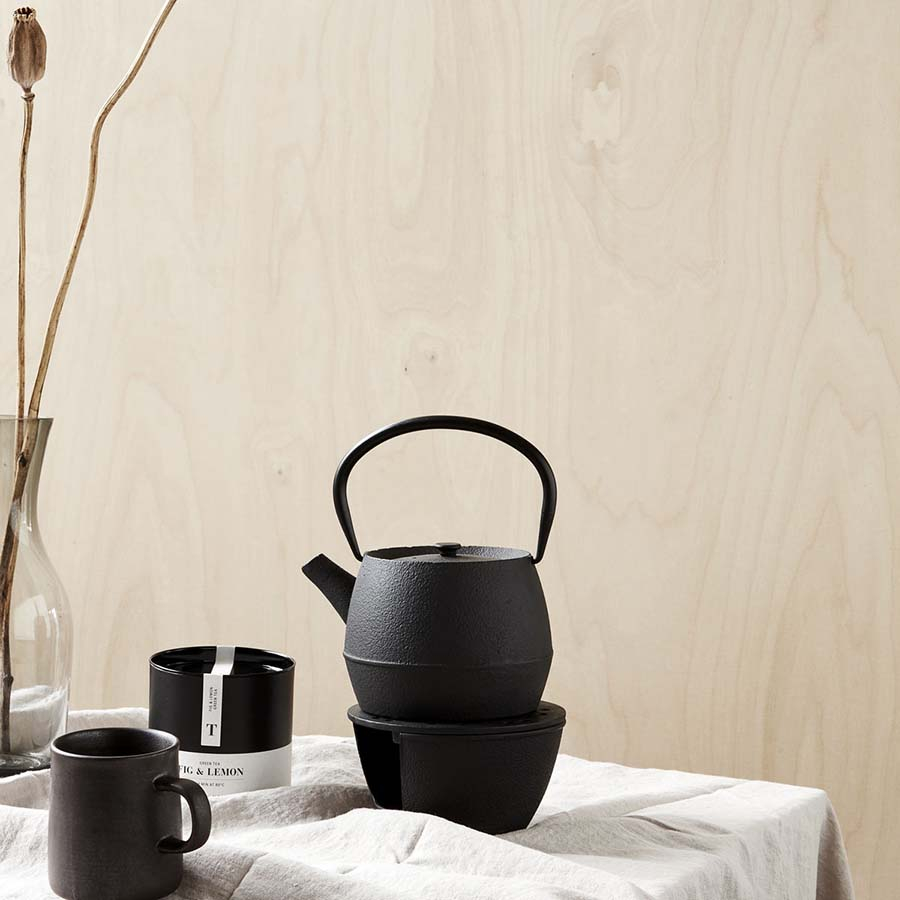 Brænder, Cast, Sort Brænder, Cast, Sort