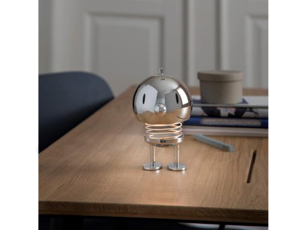 Hoptimist LED lampe 10 x 10 x 15 cm L Chrome Hoptimist LED lampe 10 x 10 x 15 cm L Chrome