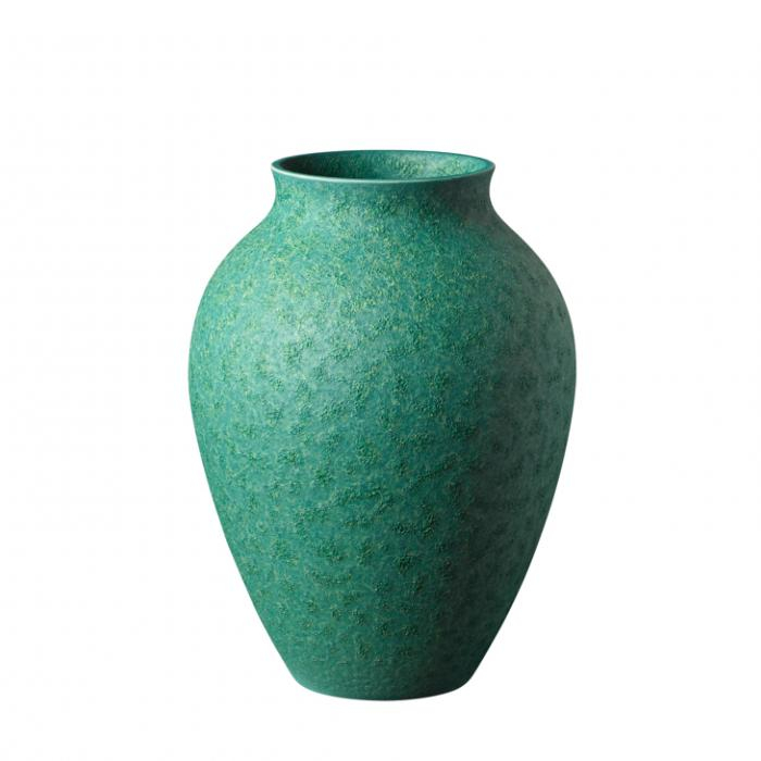 Knabstrup vase, irgrøn, 20 cm 