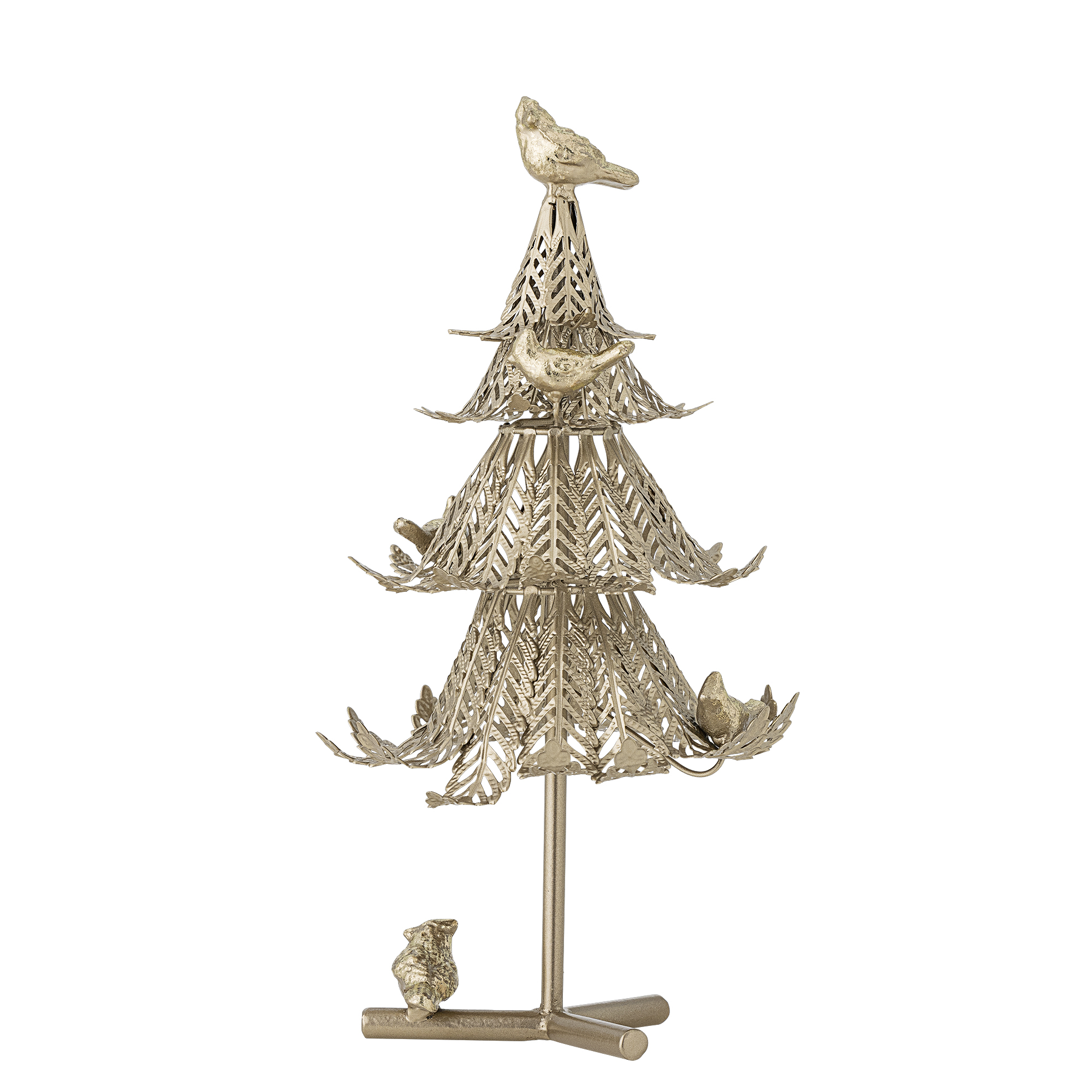 Bloomingville - Kiruna Dekotræ, Guld, Metal, D17xH35 cm