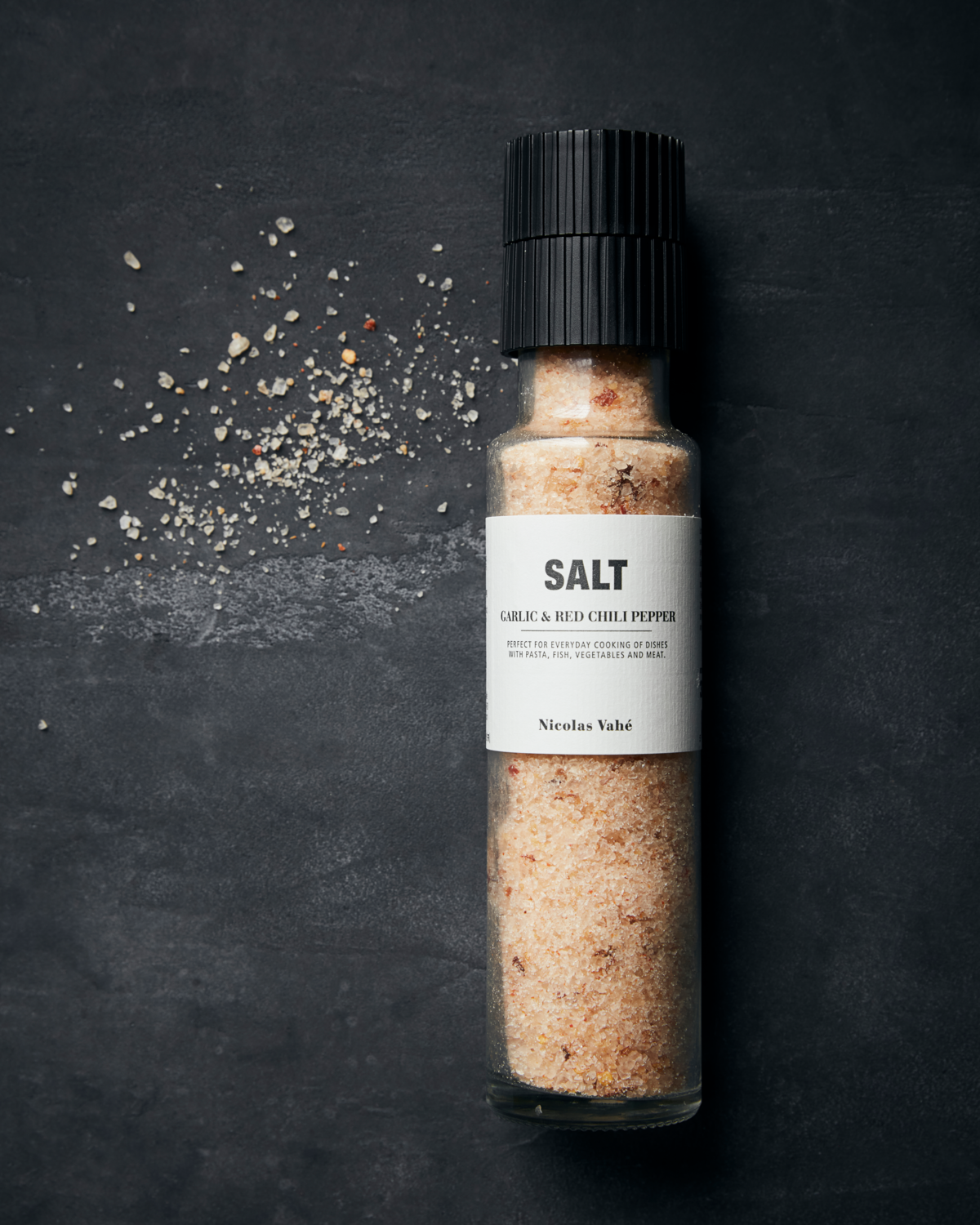 Nicolas Vahé Salt med hvidløg & rød chilipeber
