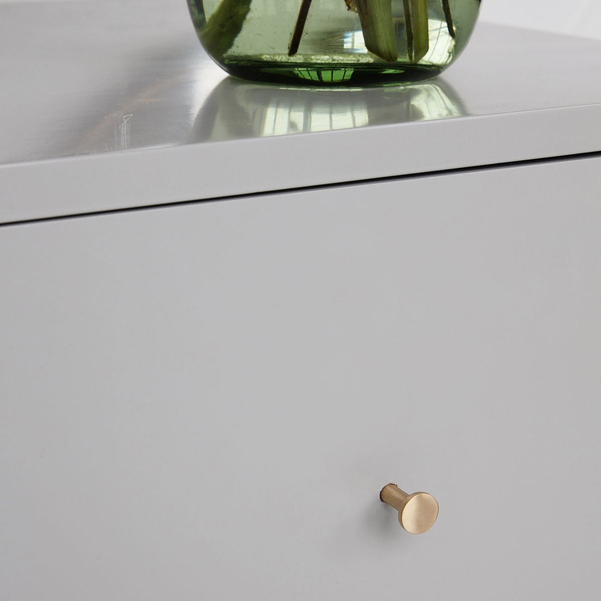 Knop, Ø 1,5 cm, messing* Knop, Ø 1,5 cm, messing*