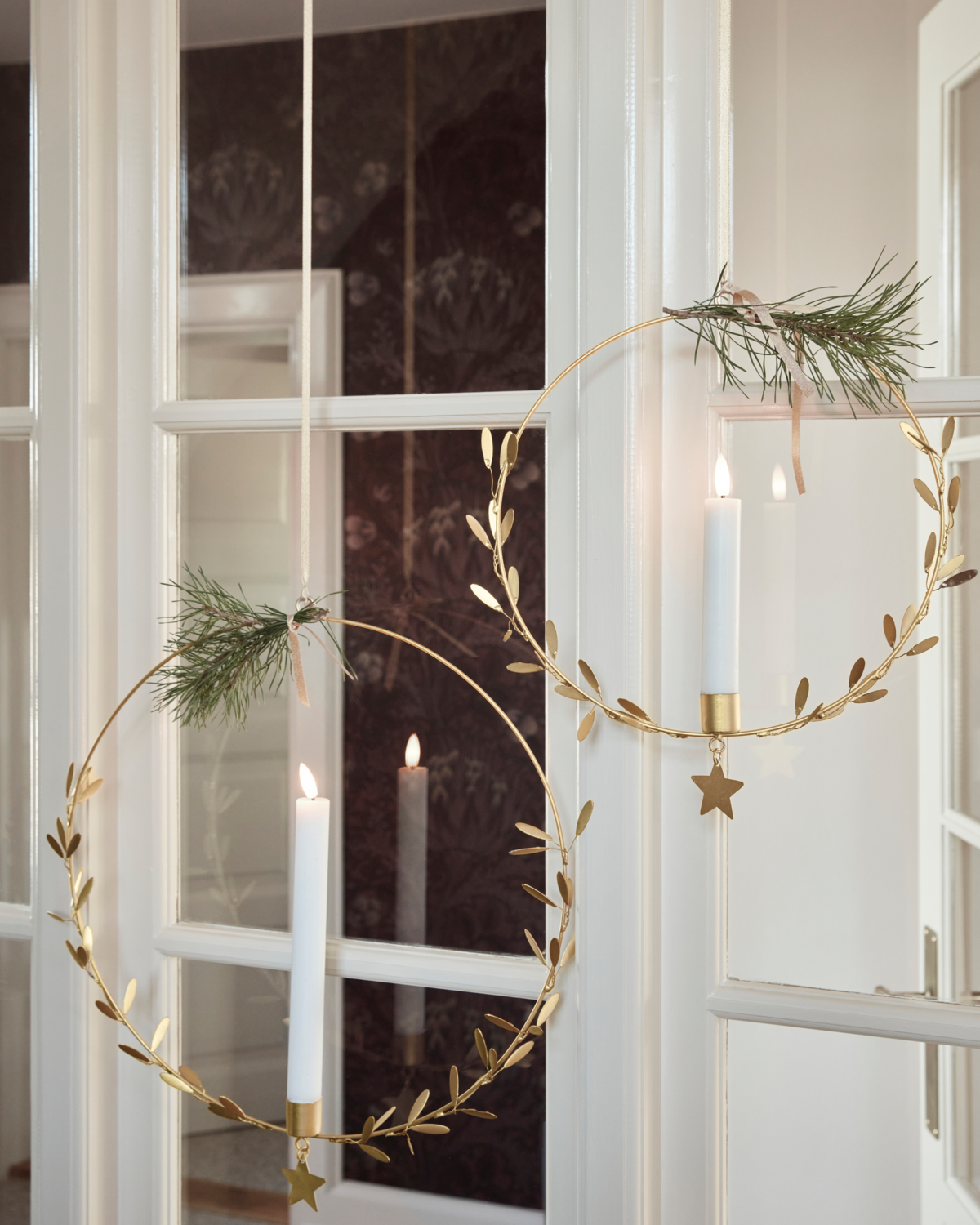 House Doctor - Lysestage, Mistel, Messingfinish