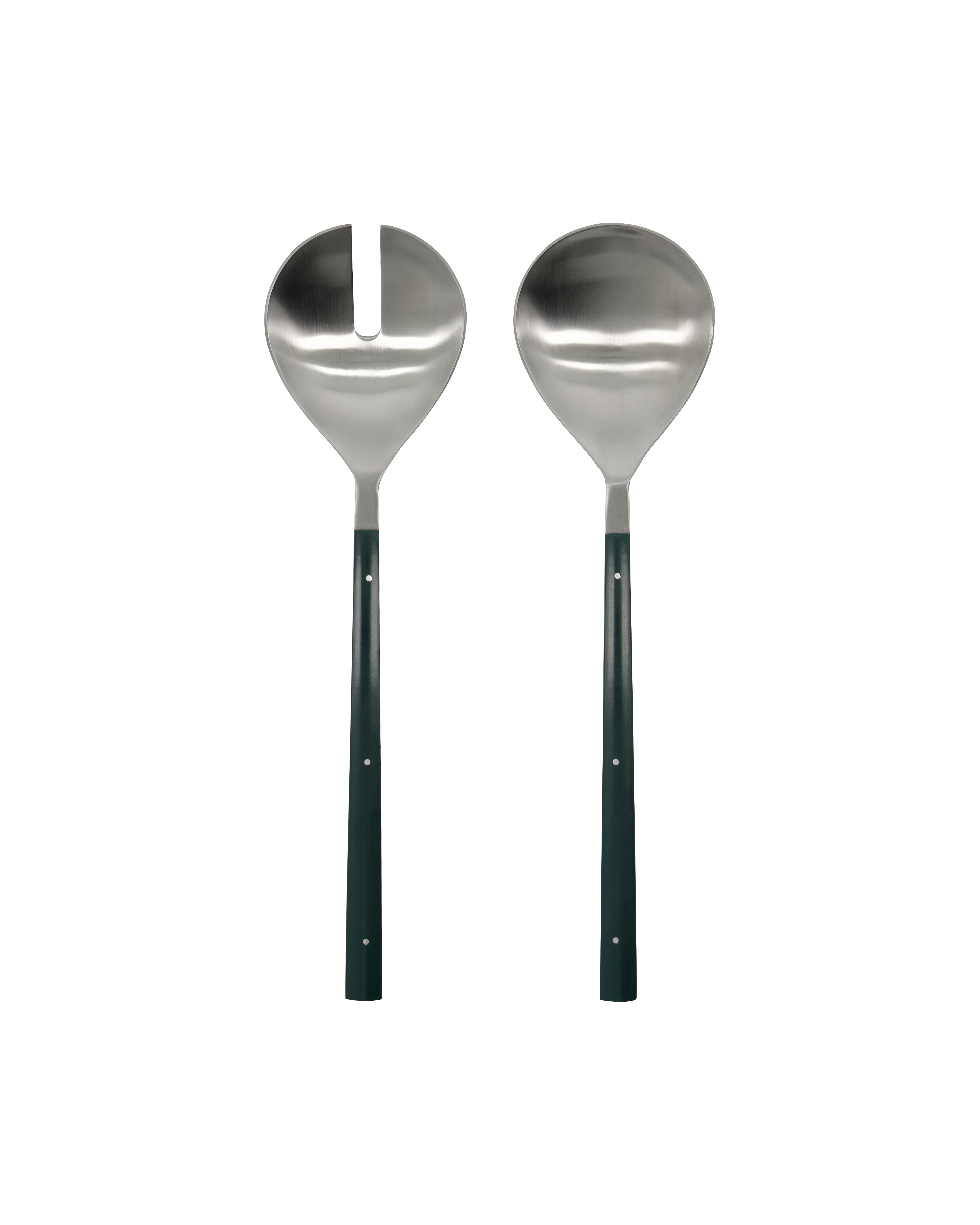House Doctor - Salatbestik, Lata, Mørkegrøn, [Empty]