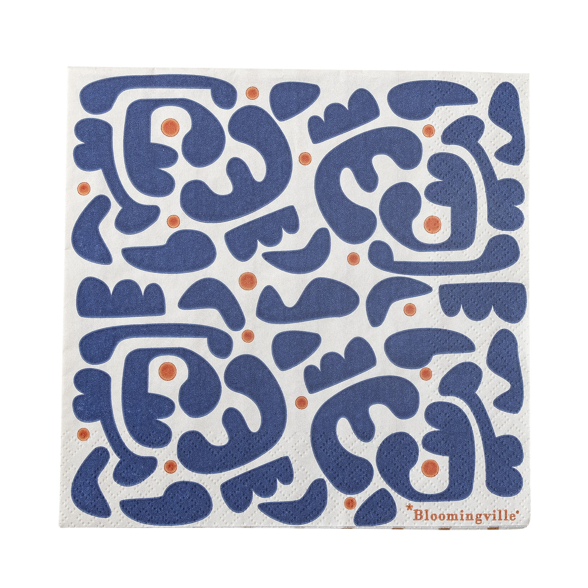 Bloomingville - Eviaya Serviet, Blå, FSC® Mix, Papir, L33xW33 cm, Pack of 20