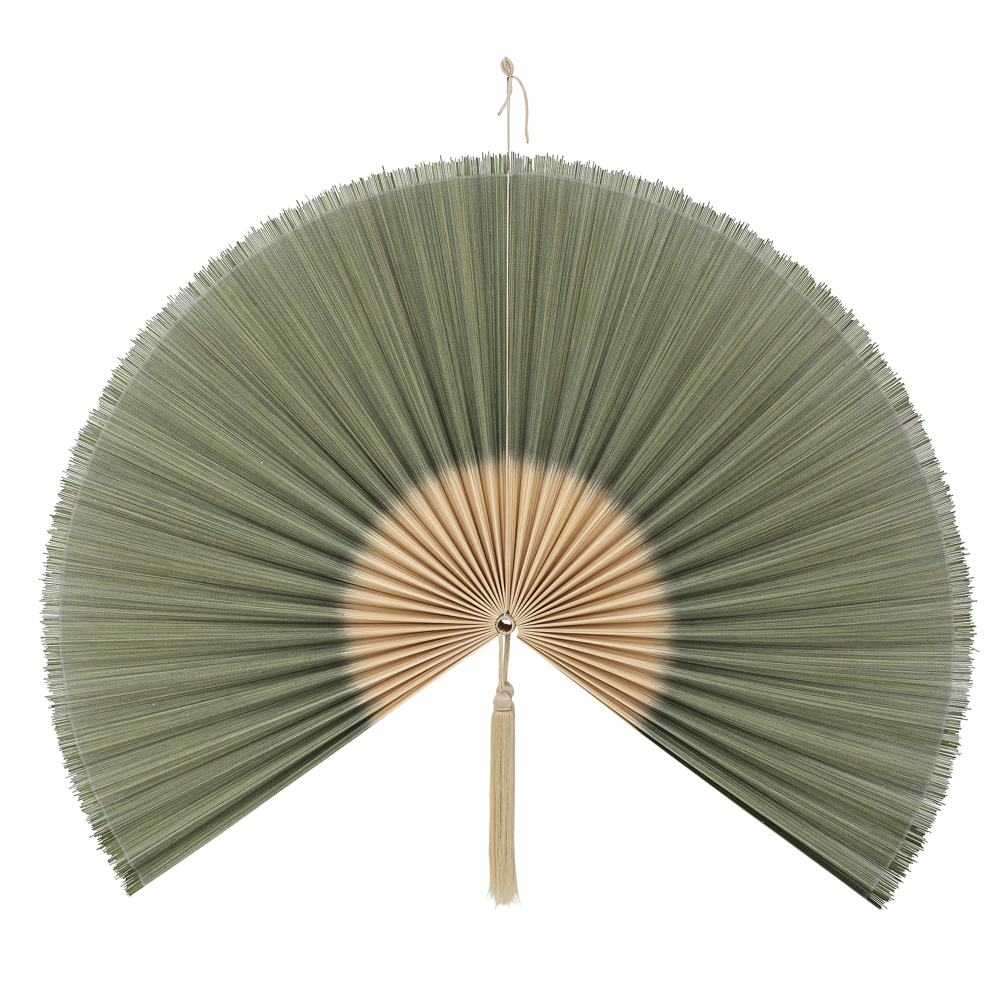 Bloomingville - Jaime Vægdekoration, Grøn, Bambus, L145xH110 cm