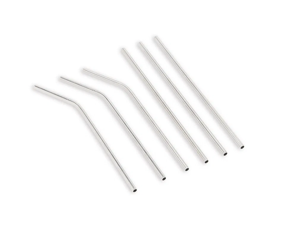 Funktion - Sugerør 6 stk. 21 cm Rustfrit stål billede