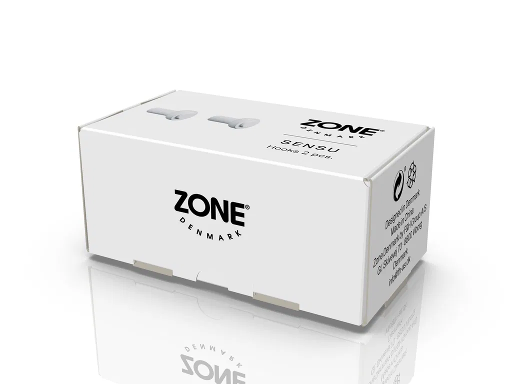 Zone Krog Sensu 2,5 x 3 cm 2 stk. Hvid Birk Zone Krog Sensu 2,5 x 3 cm 2 stk. Hvid Birk
