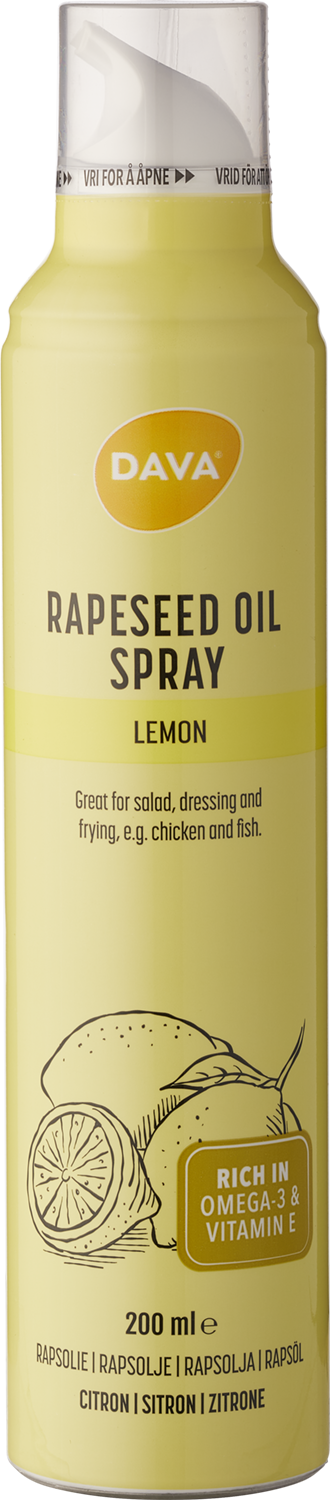 Dava Raps Olie Spray, lemon, 200ml