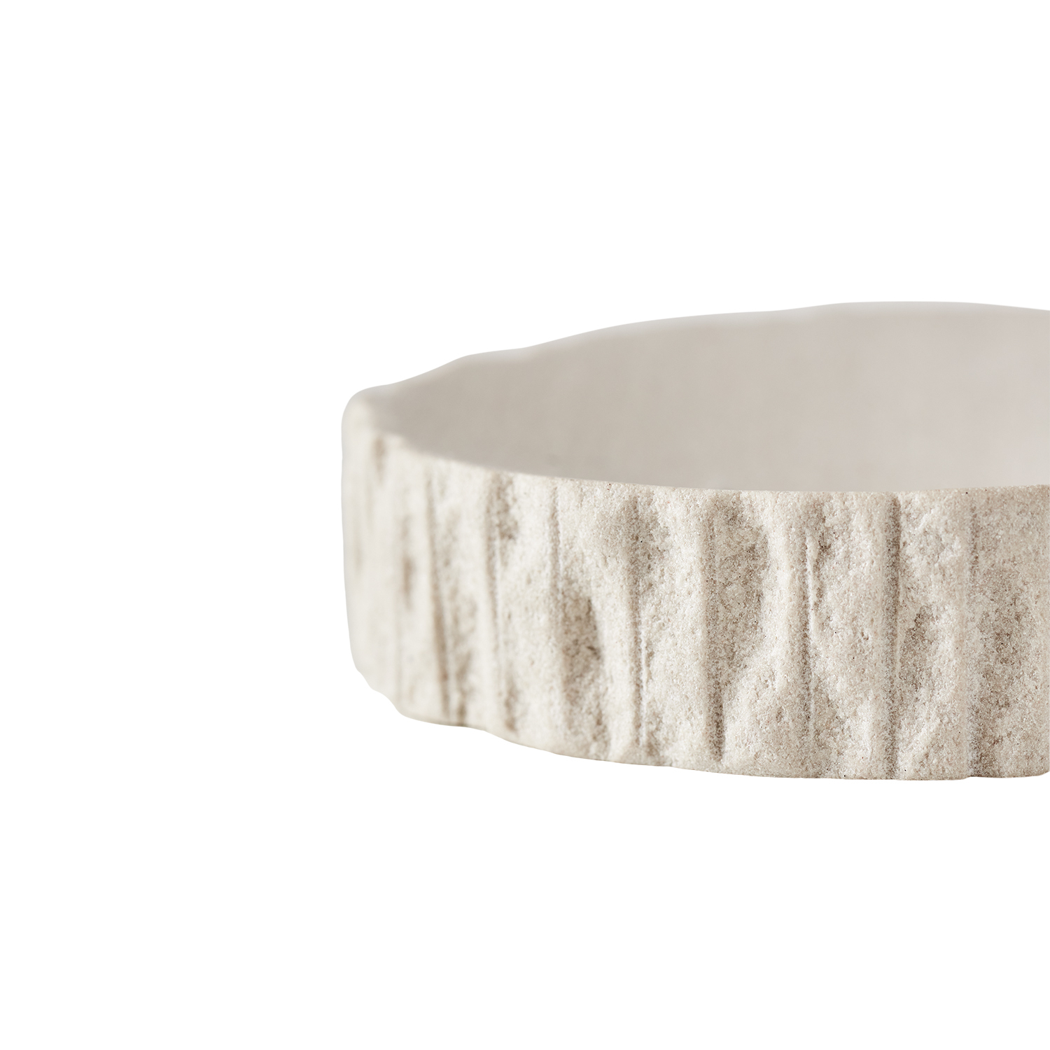 Kama Sæbeskål - Sand, Ø11,5xH2,5 cm - Sandsten - Sand