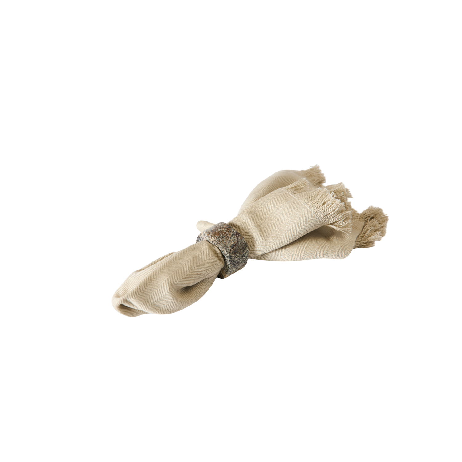 Vita Servietringe - S/4 - Seagrass, Ø5,5xH2,6 cm