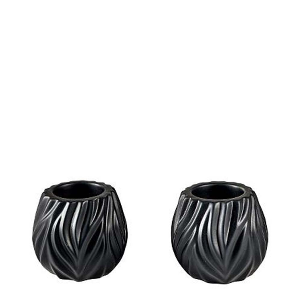 Morsø Flame Fyrfadsstage Dia. 8,3 x 6,8 cm 2 stk. Sort Morsø Flame Fyrfadsstage Dia. 8,3 x 6,8 cm 2 stk. Sort