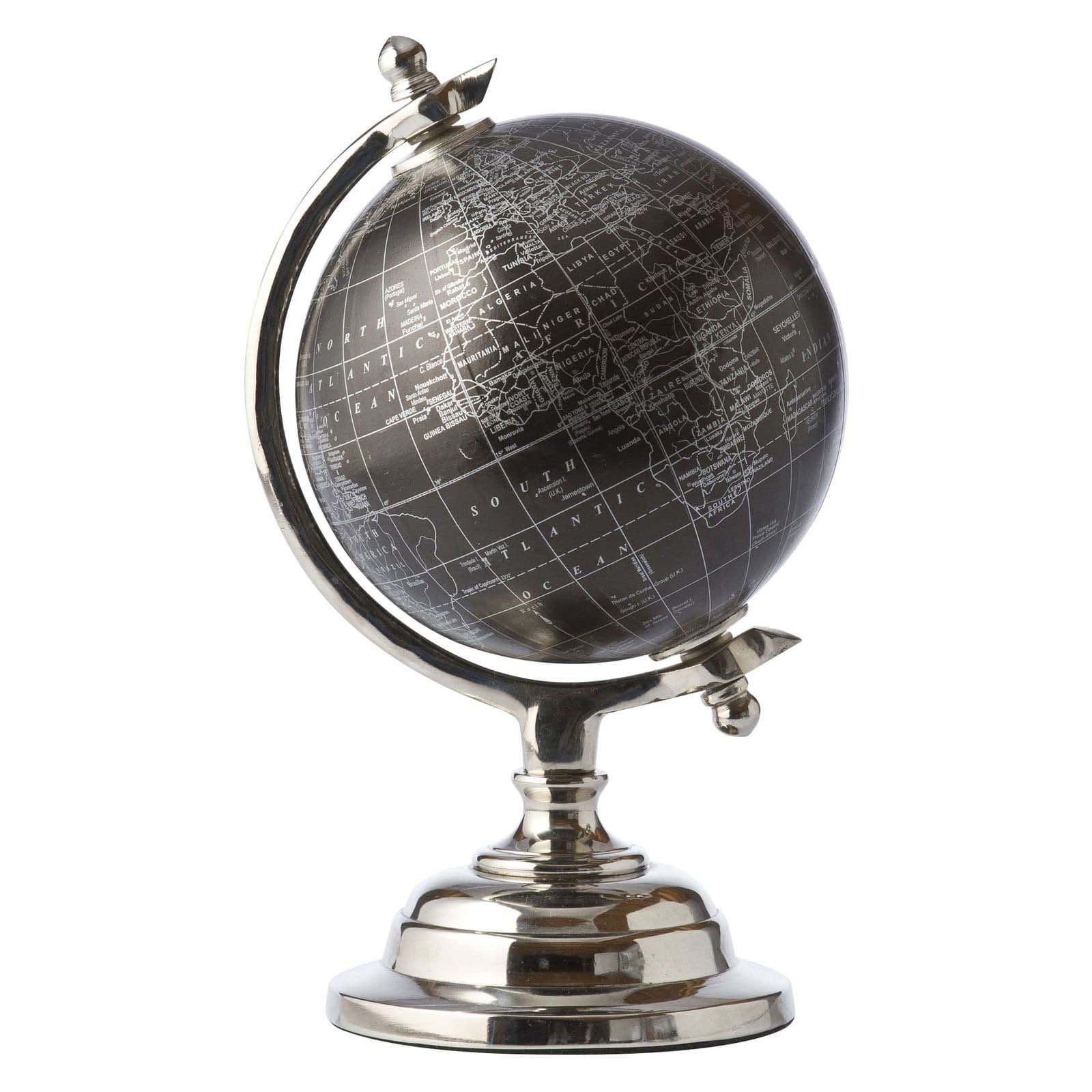 Margit Brandt Globus, Sort Metal h30cm* Margit Brandt Globus, Sort Metal h30cm*