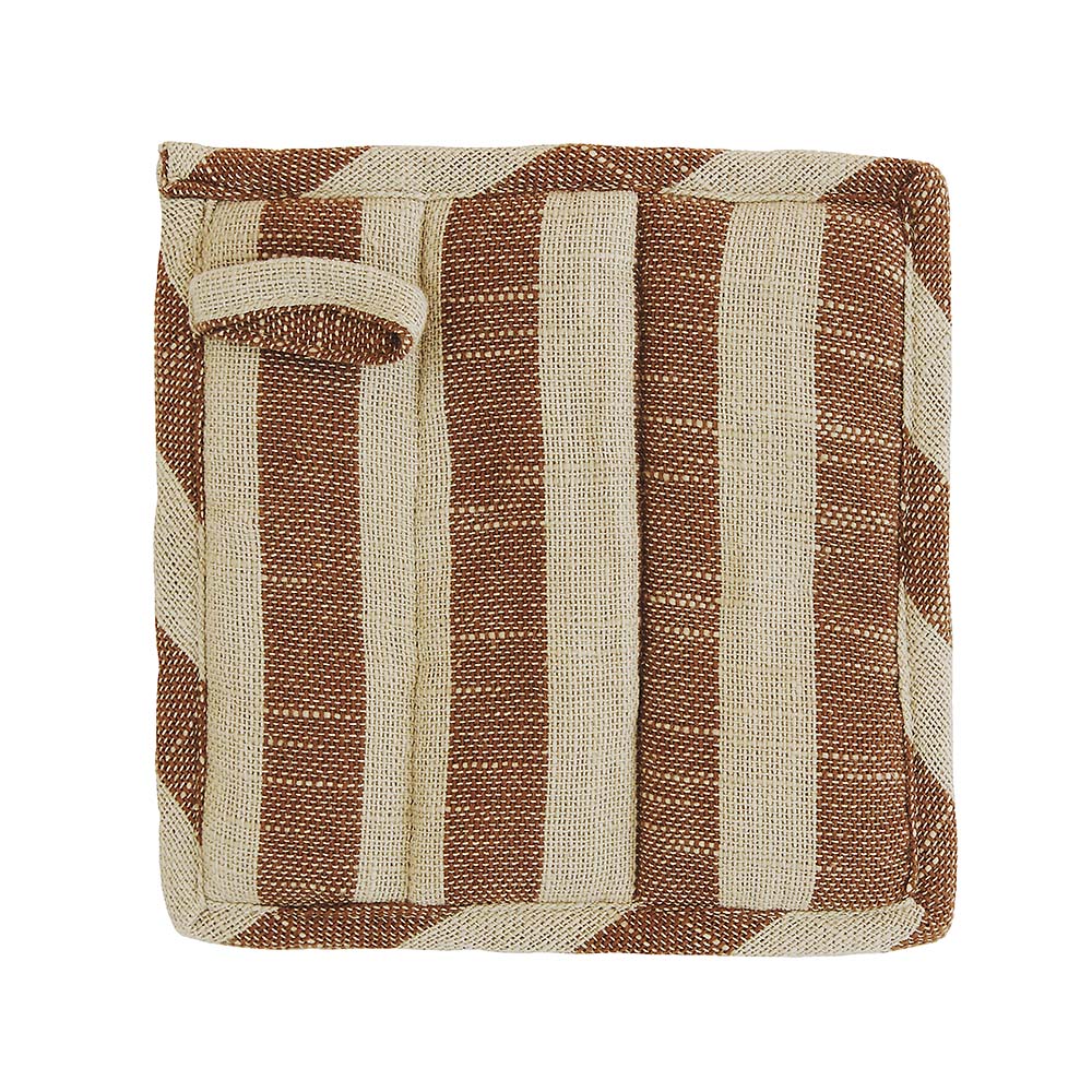 MOUD Home - NORDIC grydelapper - sand/brun striber