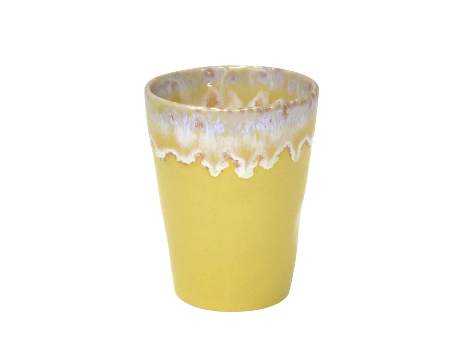 Costa Nova - Krus Gres 38 cl 9 x 11,5 cm Gul Keramik