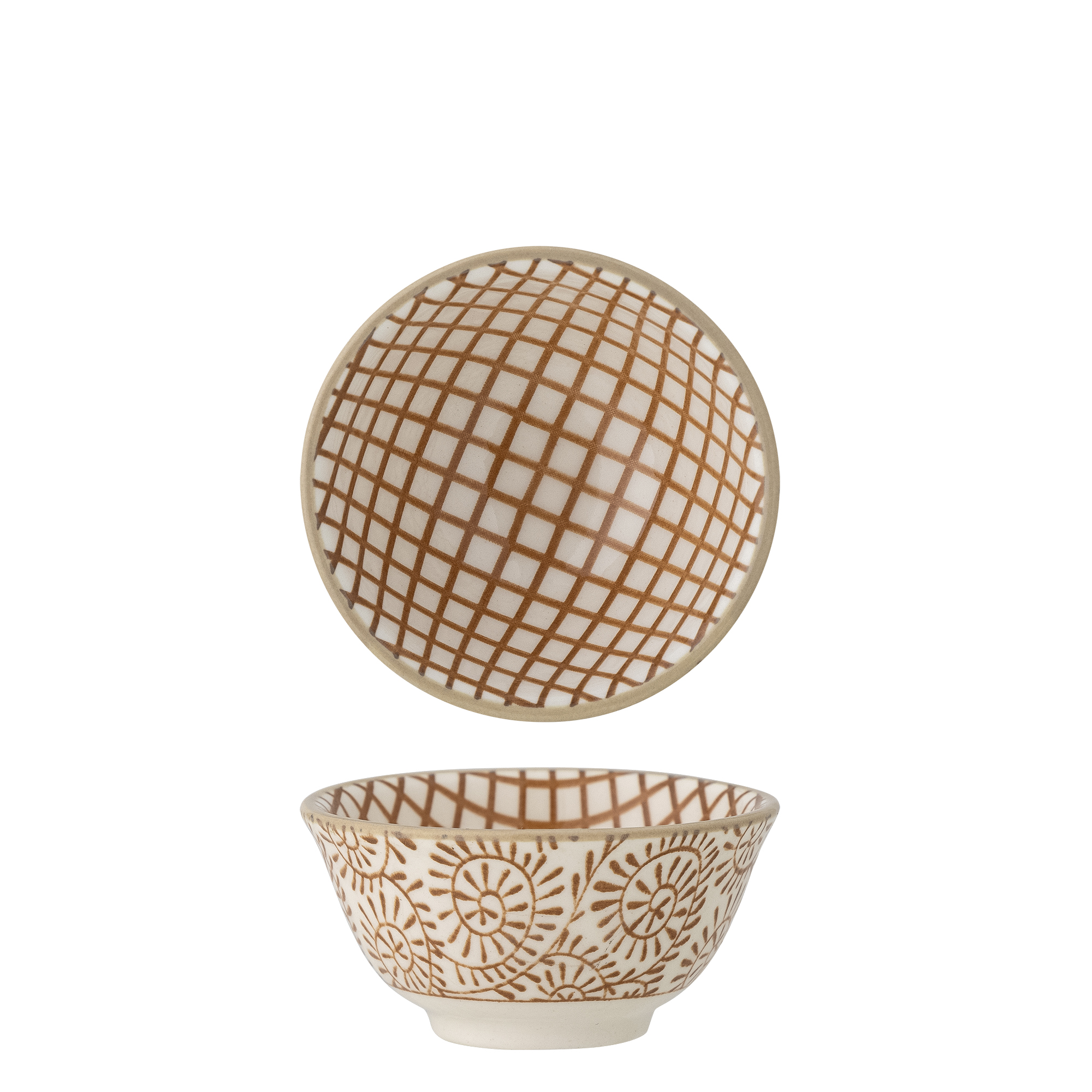 Bloomingville - Maple Skål, Orange, Stentøj, D6,5xH3 cm