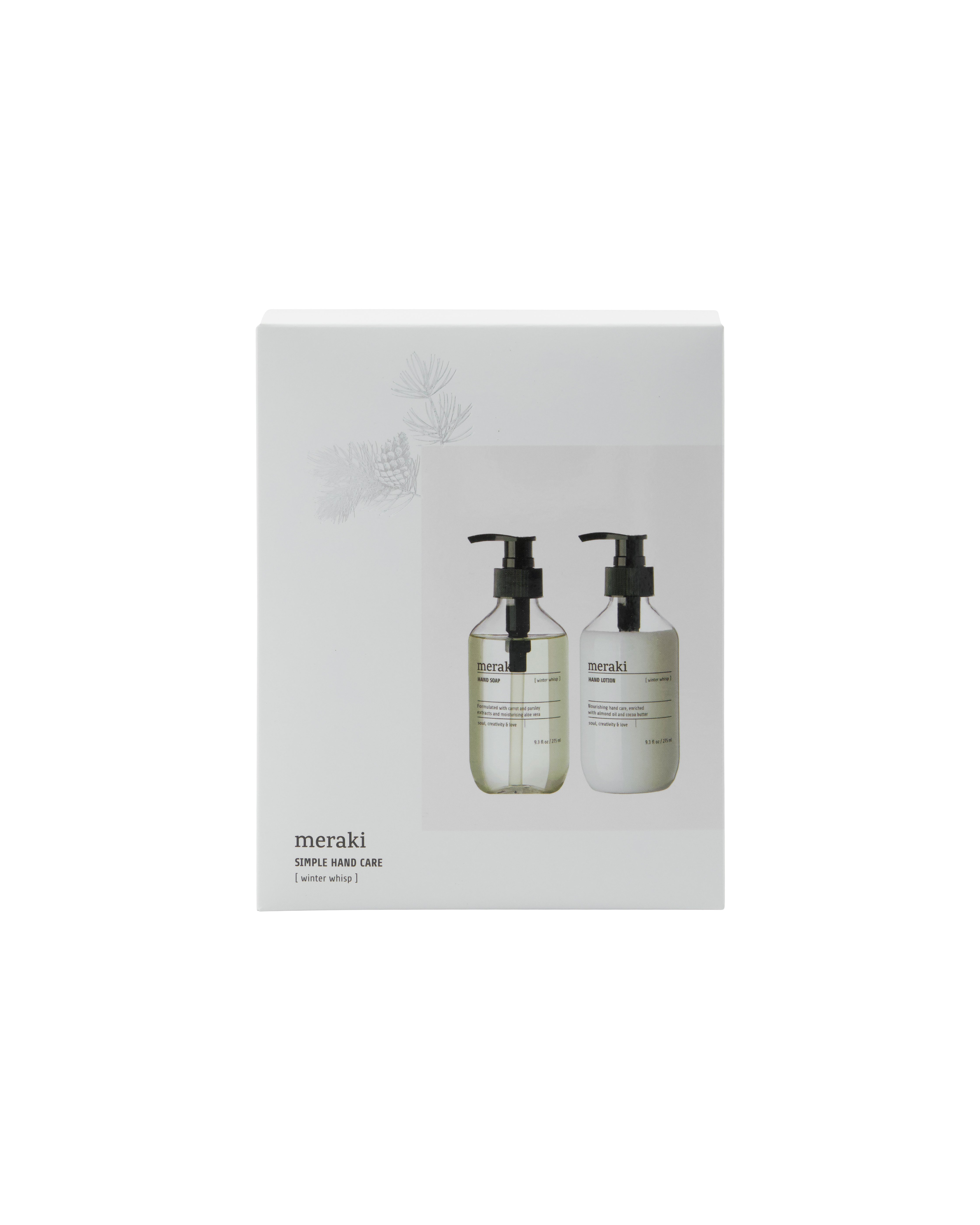 Meraki - Gift boxCH, winter whisp hand soap + hand lotion, 275|275 ml|ml