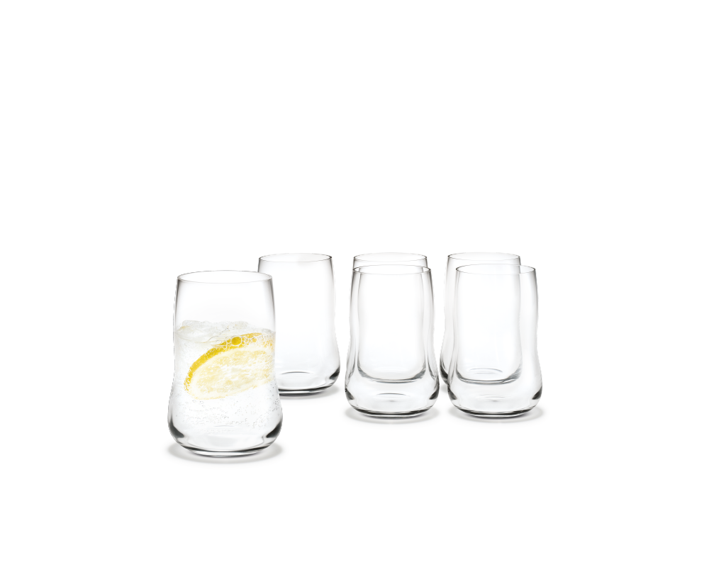 Holmegaard - Future Vandglas, klar, 25 cl, 6 stk.