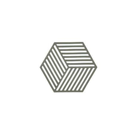 Billede af ZONE Denmark - Zone Hexagon Bordskåner 16 x 14 x 0,9 cm Olive Taupe