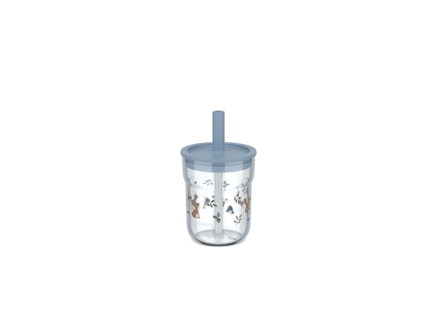 Mepal -  Mio Børneglas med sugerør 250 ml Forest friends