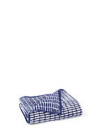 Juna - Nuance Håndklæde 50x100 cm mørk blå/hvid