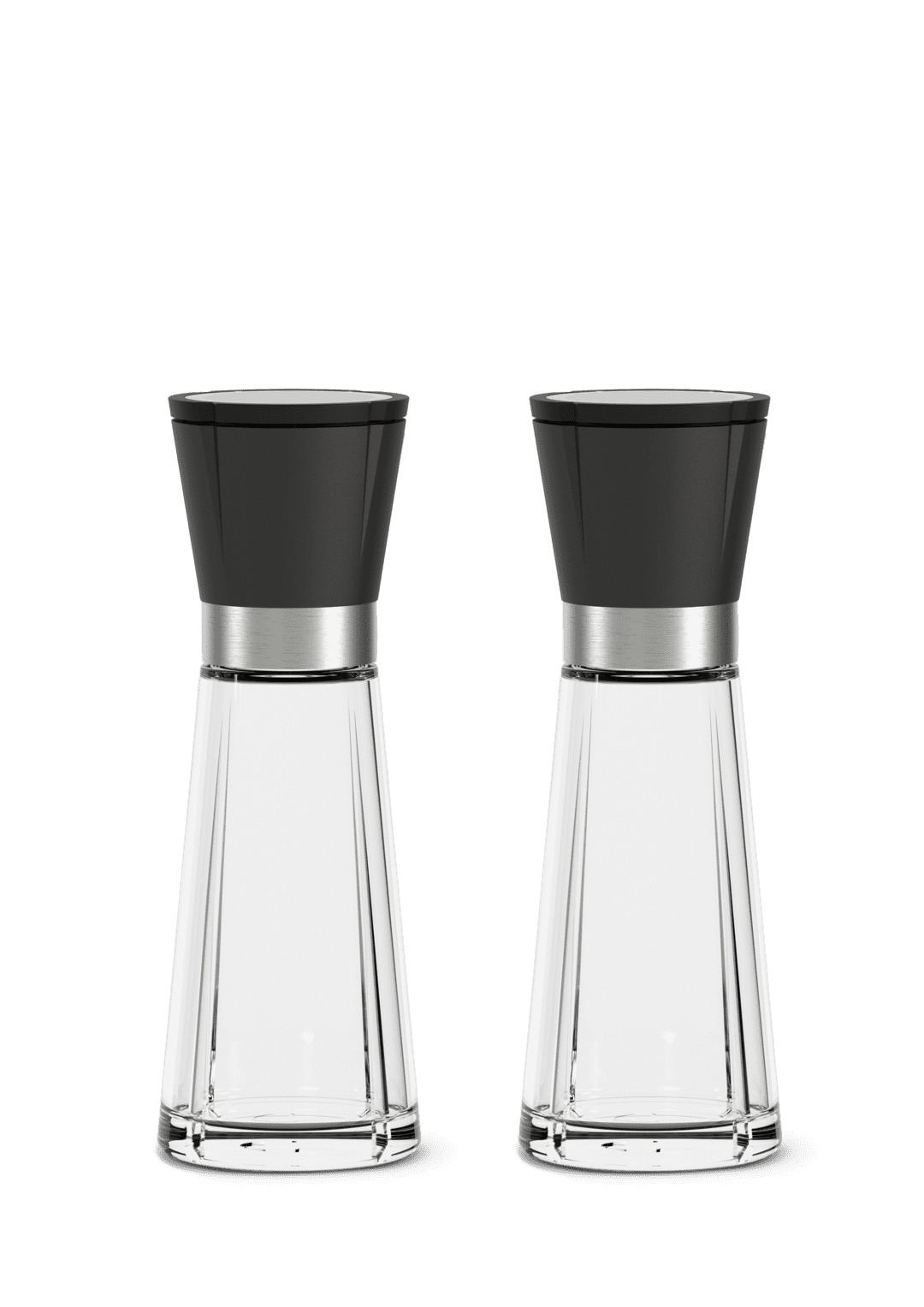 Rosendahl - Grand Cru Salt- og pebersæt H20.5 cm sort/stål