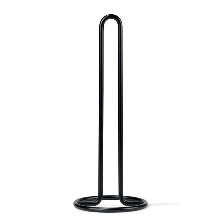 Funktion - Bord Køkkenrulleholder Dia. 12,5 x 32,5 cm Sort