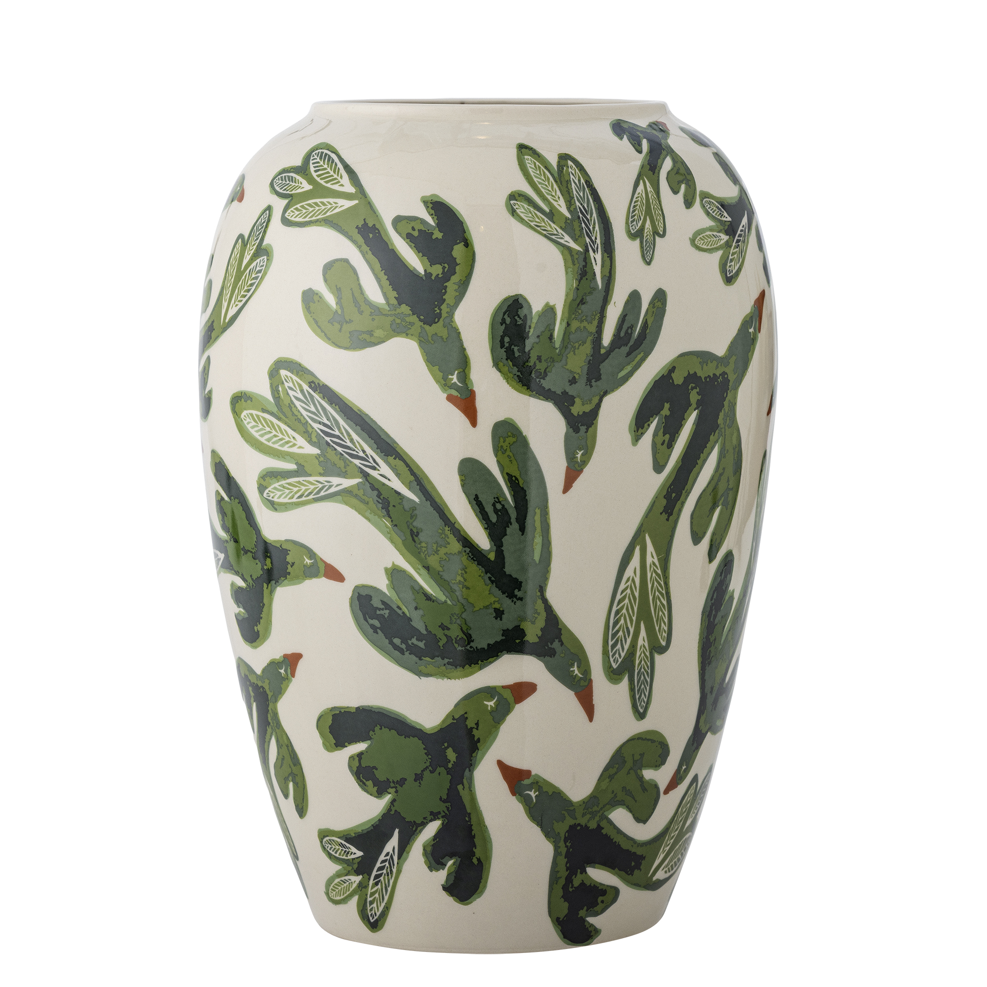 Bloomingville - Birdliva Vase, Multifarvet, Stentøj, D21,5xH33 cm