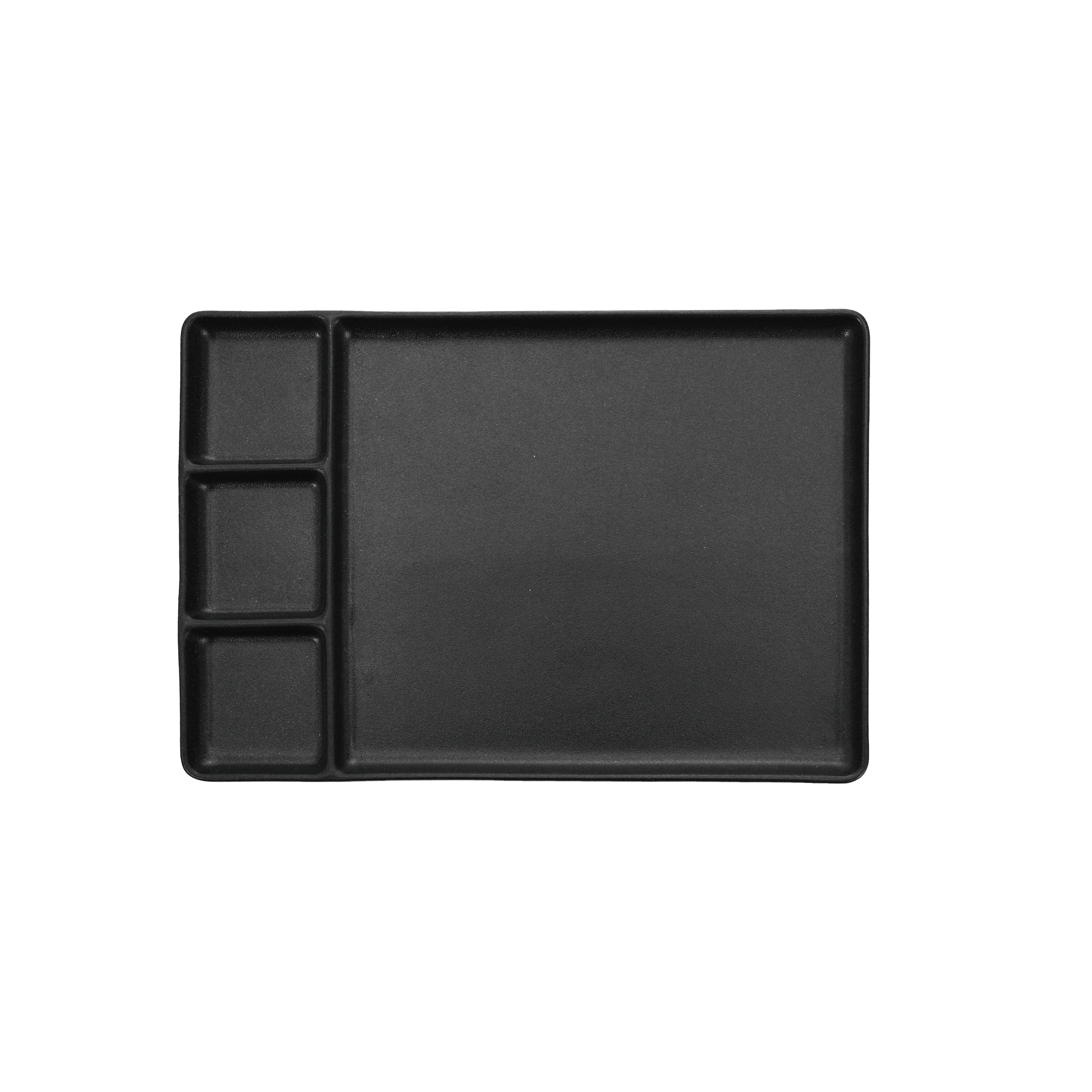 Aida - RAW Titanium Black - tapas/ sushi tallerken 1 stk 32 x 22 cm 1 stk 32 x 22 cm