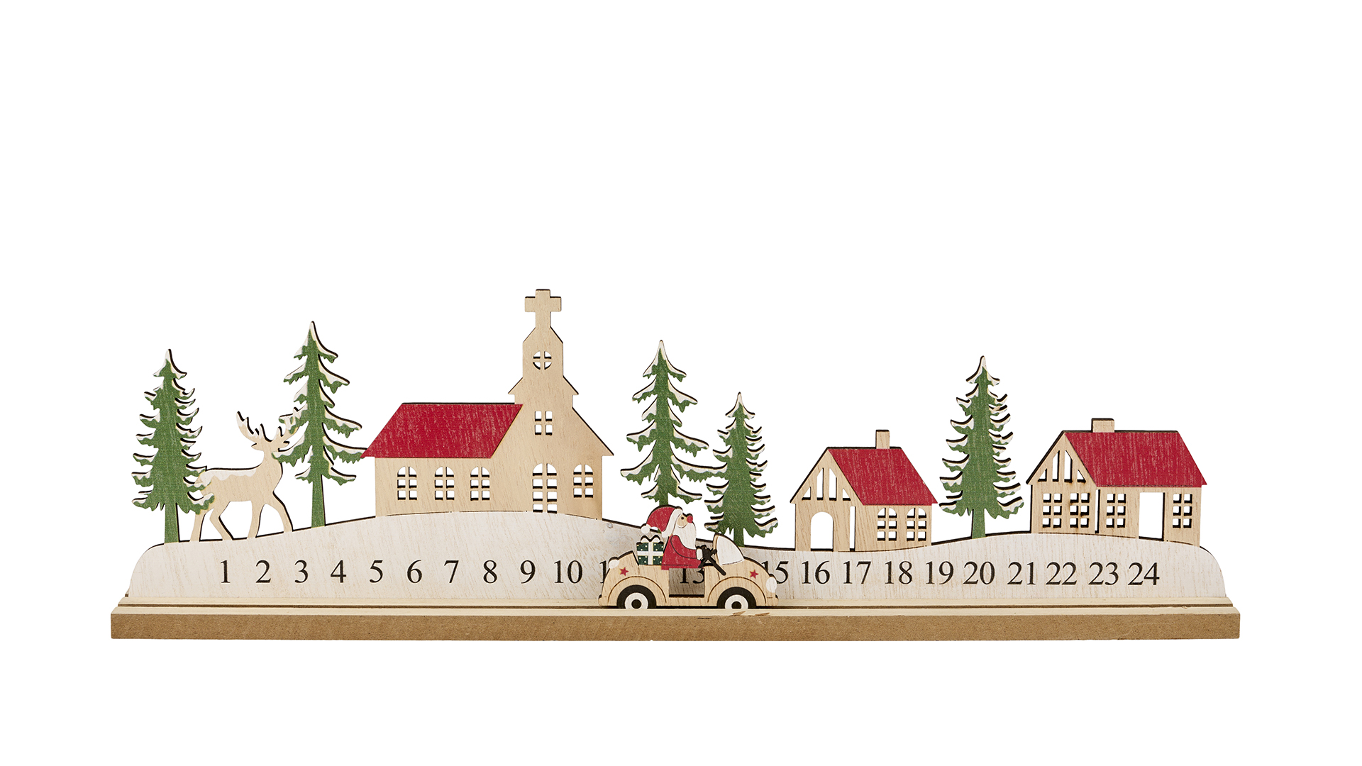 2Have - Julekalender Kirke 1-24. 40 cm