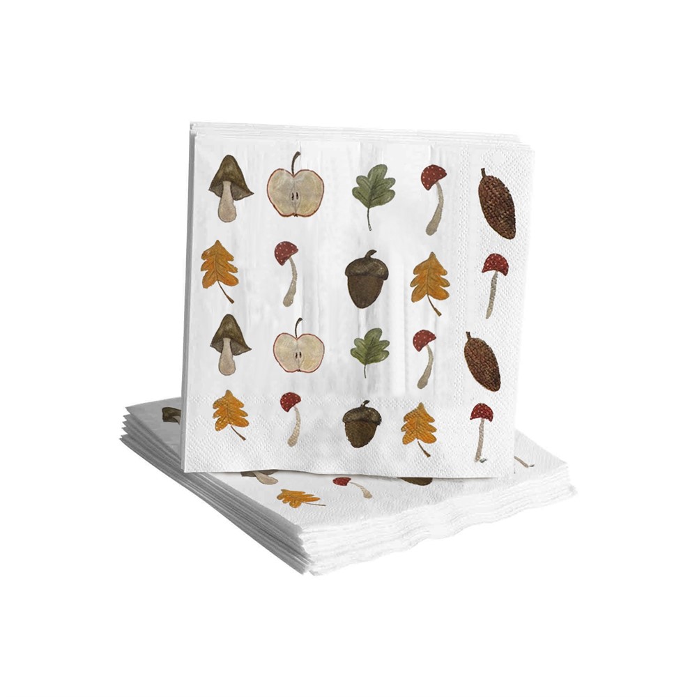 Nääsgränsgården - Papir servietter, Skov, 20 stk 33x33cm