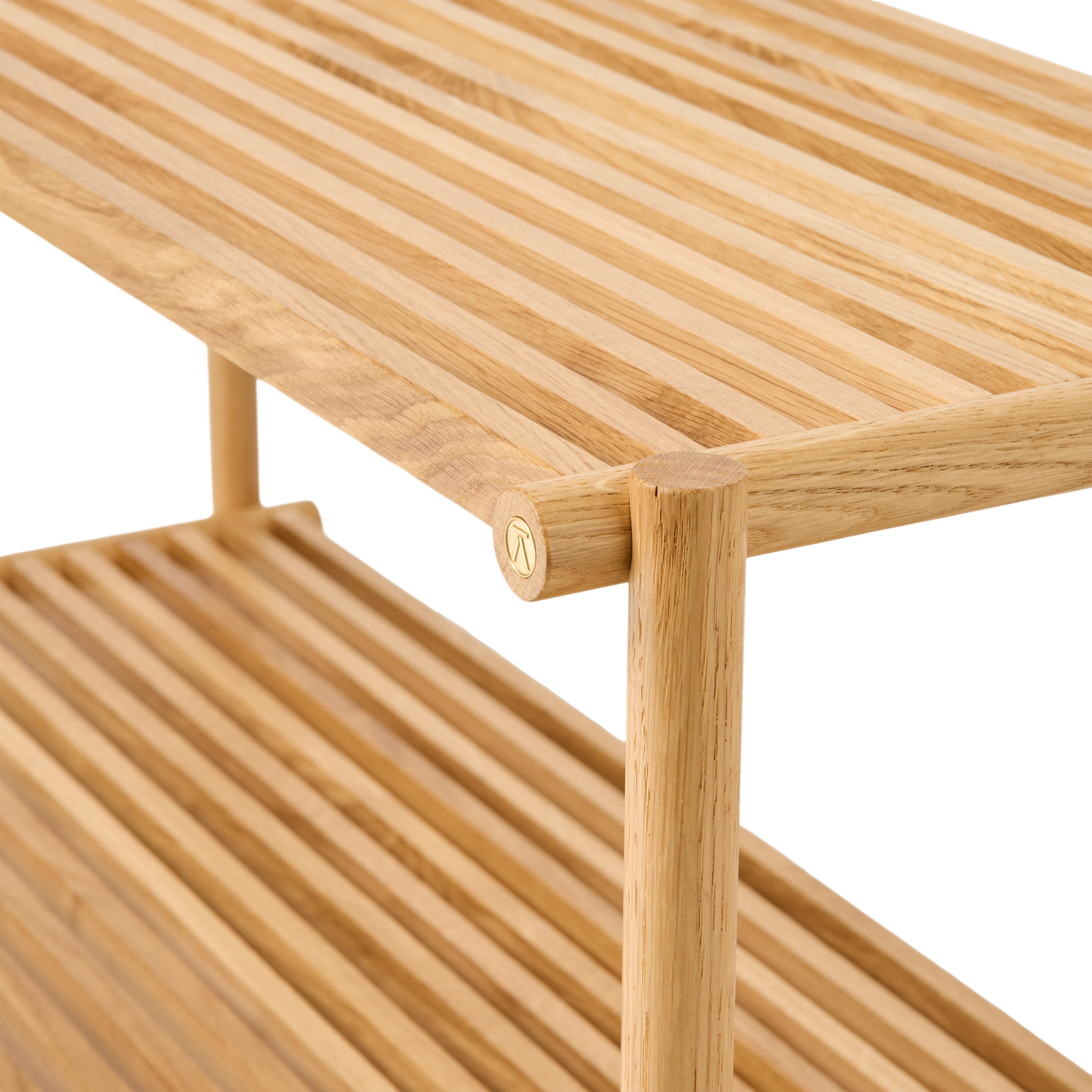Column Skohylde - Klar Mat Lak, L83xD34xH41,5 cm - Eg - Klar Mat Lak