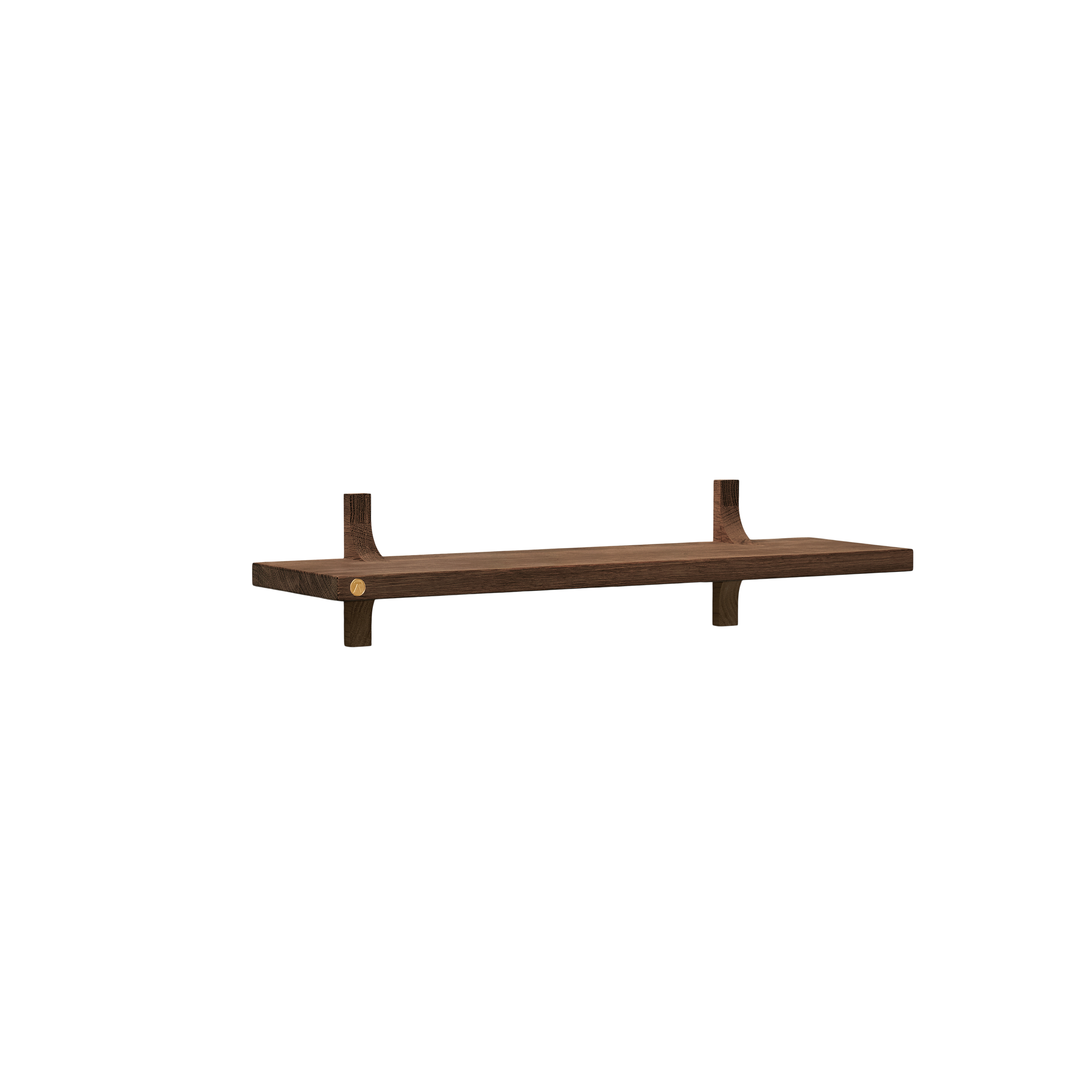 Andersen Furniture - Slide Hylde - Røget, L50xD14xH11,8 cm - 100% Massiv Eg - Røget Olie