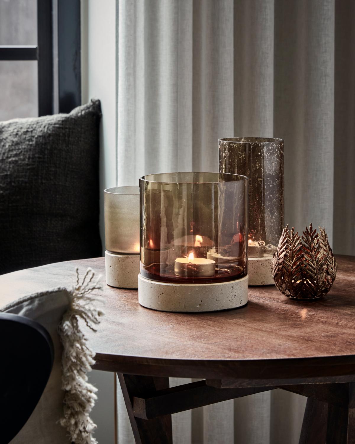 House Doctor - Lysestage, Rivo, Brun