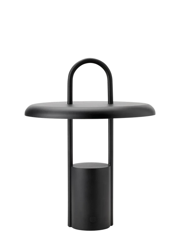 Billede af Stelton - Pier portable LED lampe H 33.5 cm sort