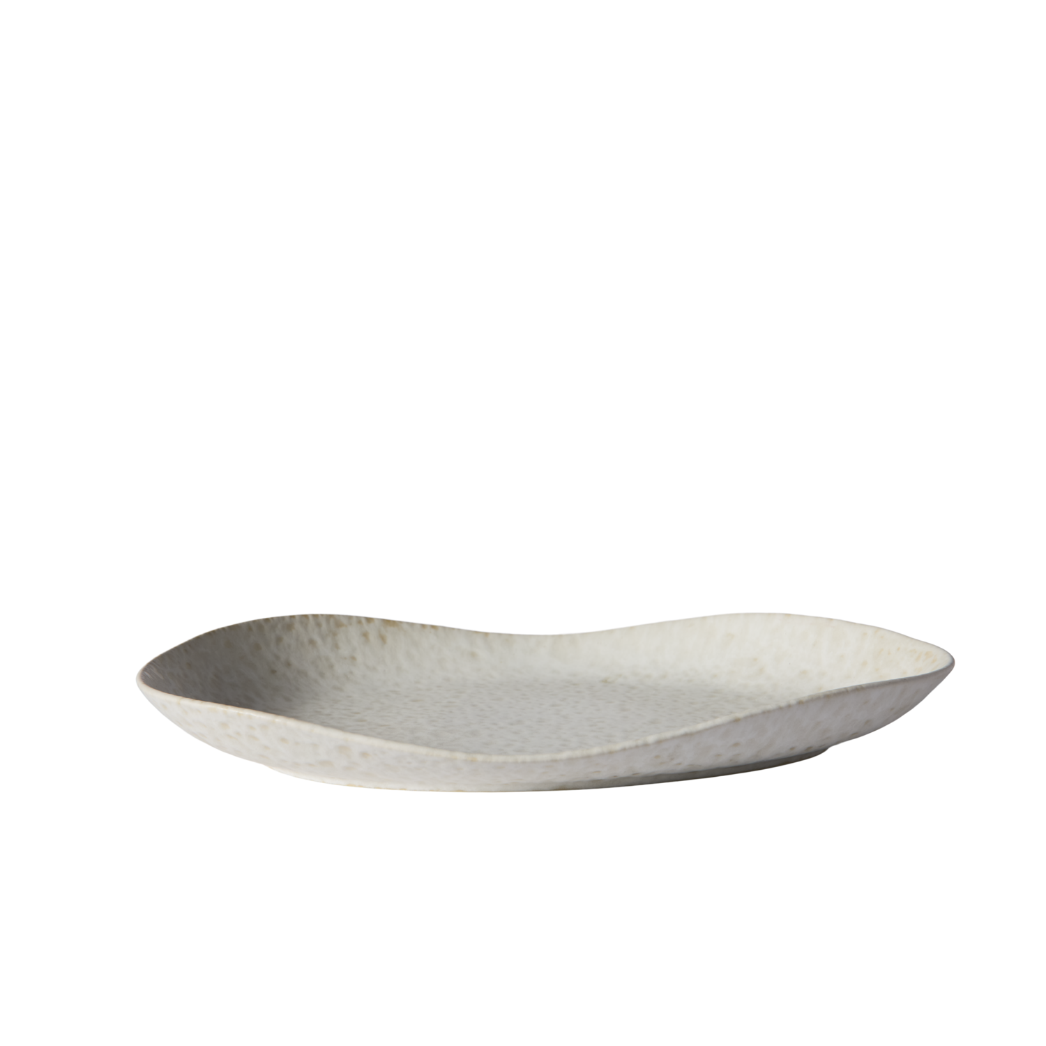 Muubs - Tega Middagstallerken - Creme, L36xB24xH4,5 cm - Keramik - Creme