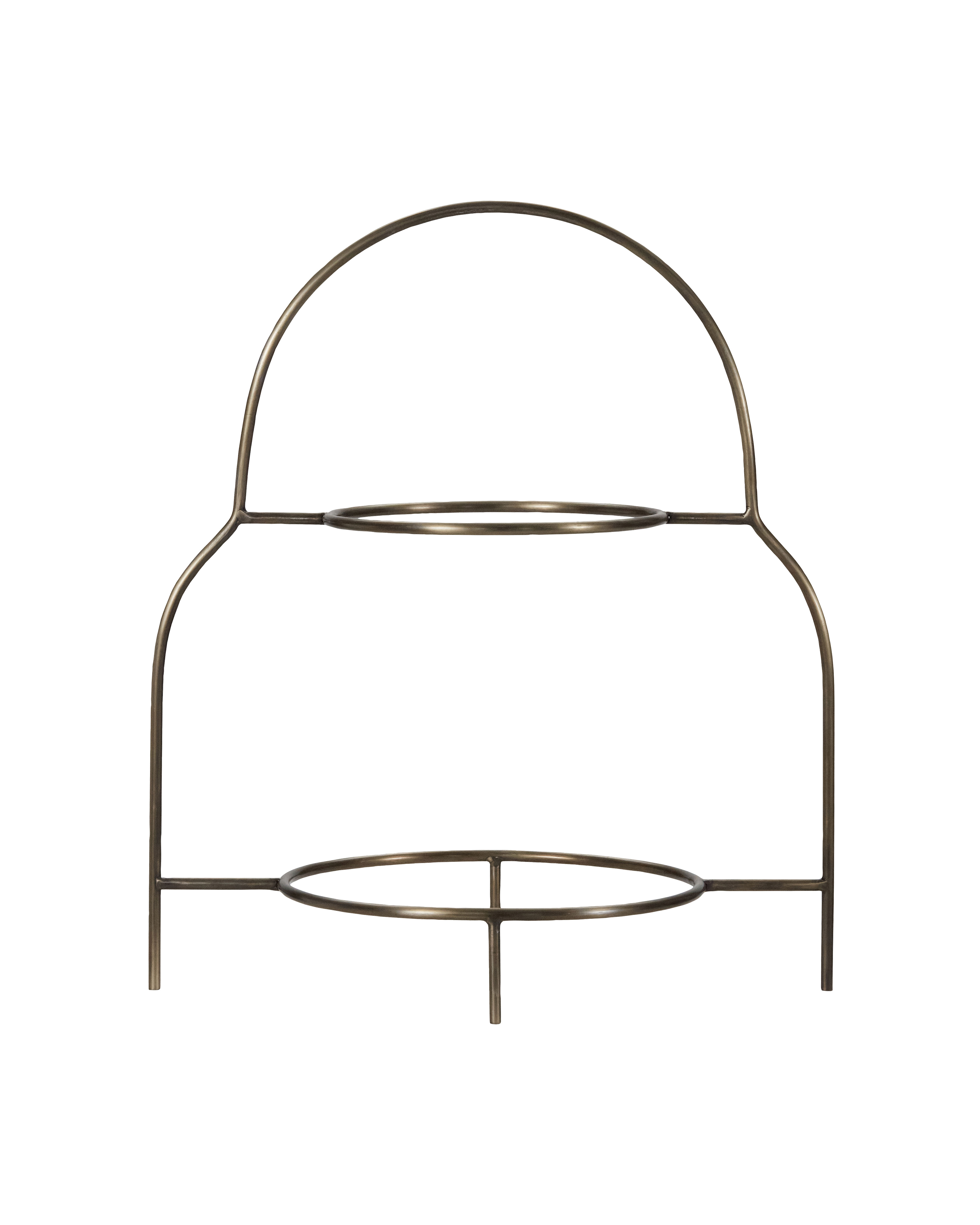 House Doctor - Tallerkenopsats, Sana, Antik messingfinish billede