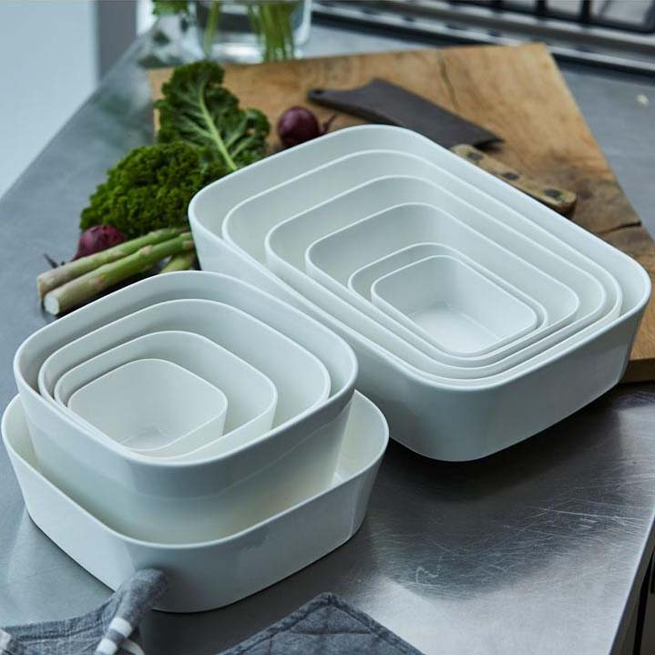 Rosti Modula Fad 30 x 21 x 7 cm Hvid Rosti Modula Fad 30 x 21 x 7 cm Hvid