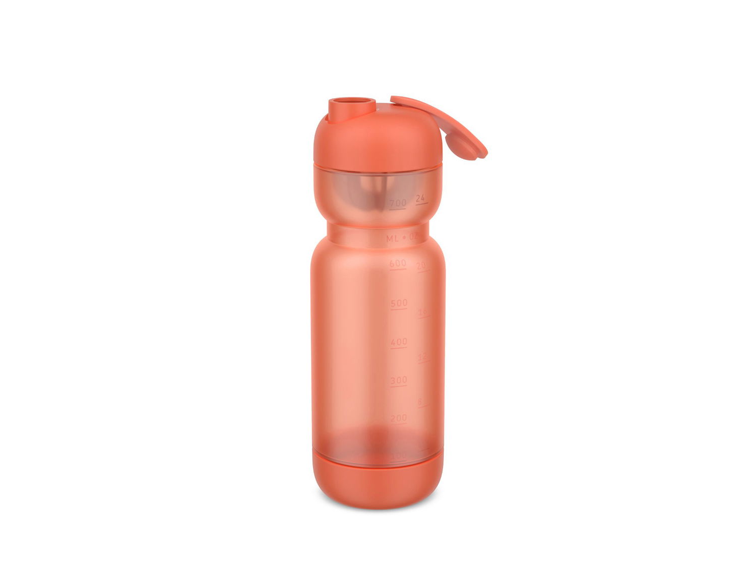 Mepal - Sportsflaske Active Shake 800 ml Peach Orange