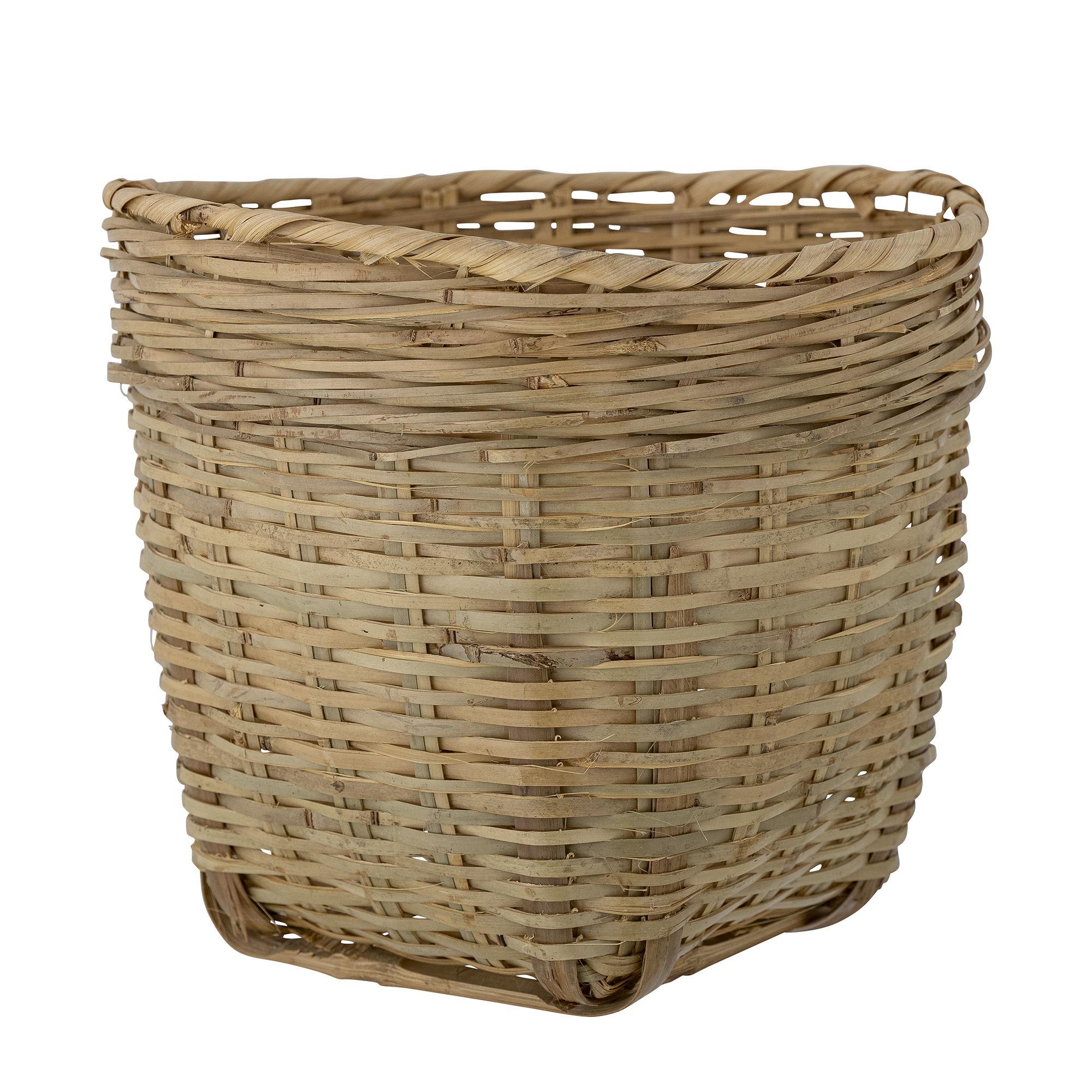 Opbevaringskurv Bloomingville Joann bambus natur Ø25xH22 cm