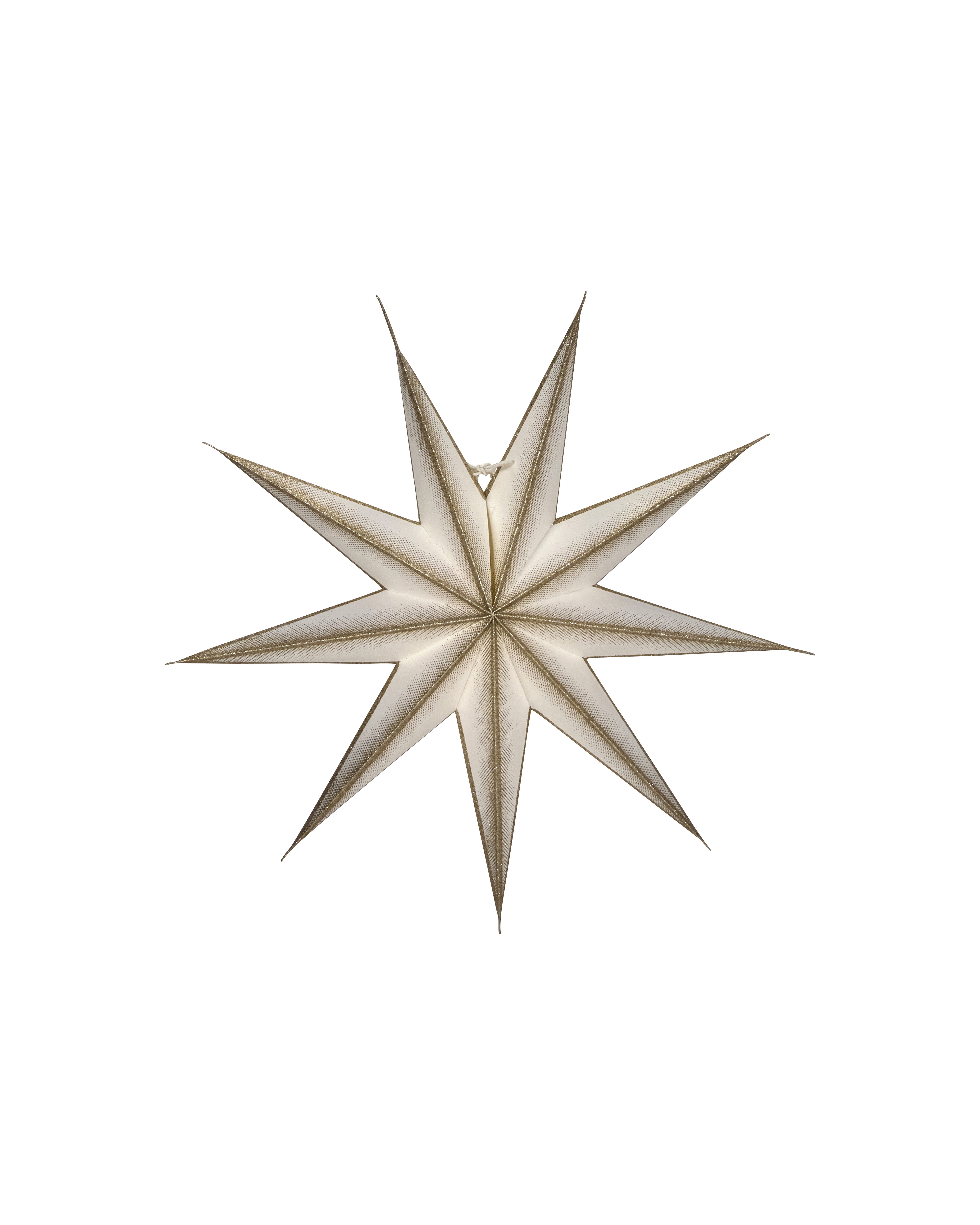 House Doctor - Stjerne, 9 Point, Råhvid, Champagne