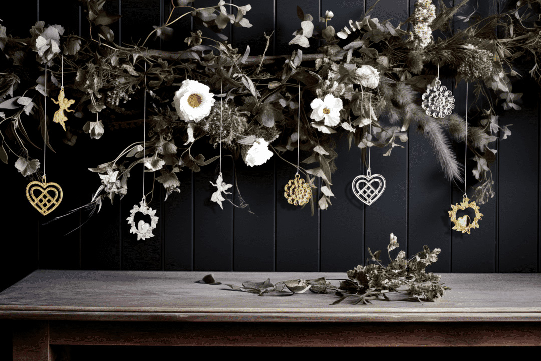 Kugleblomst H6.5 forsølvet