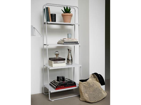 Zone A-Bookshelf Reol 54,8 x 29,4 x 140,7 cm Soft Grey