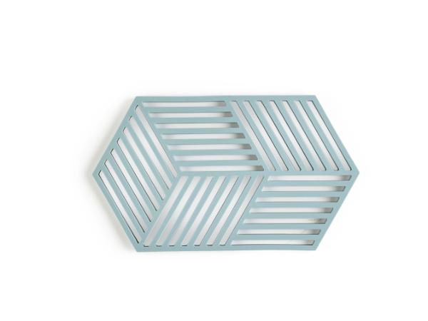 Bordskåner Hexagon Fog blue L24