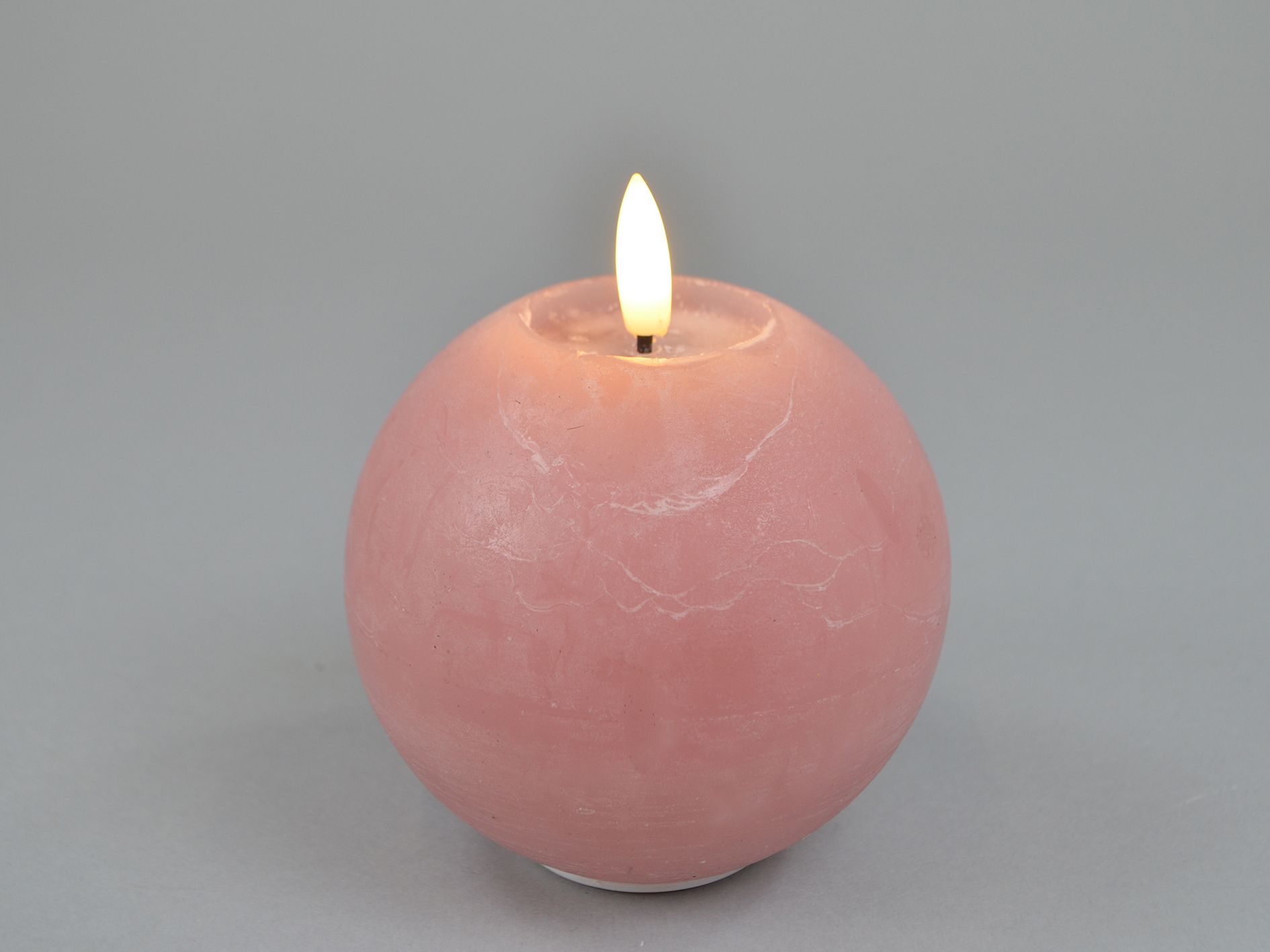 LED-Kuglelys, pink LED-Kuglelys, pink