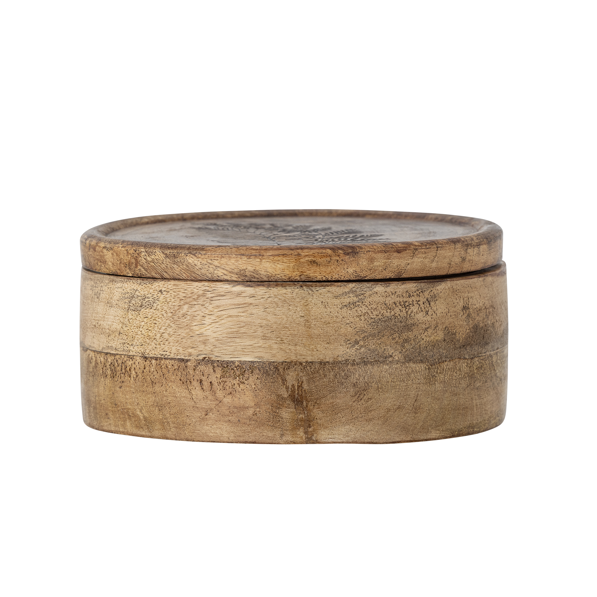 Bloomingville - Moya Krukke m/låg, Natur, FSC®100%, Mango, D19,5xH9,5 cm