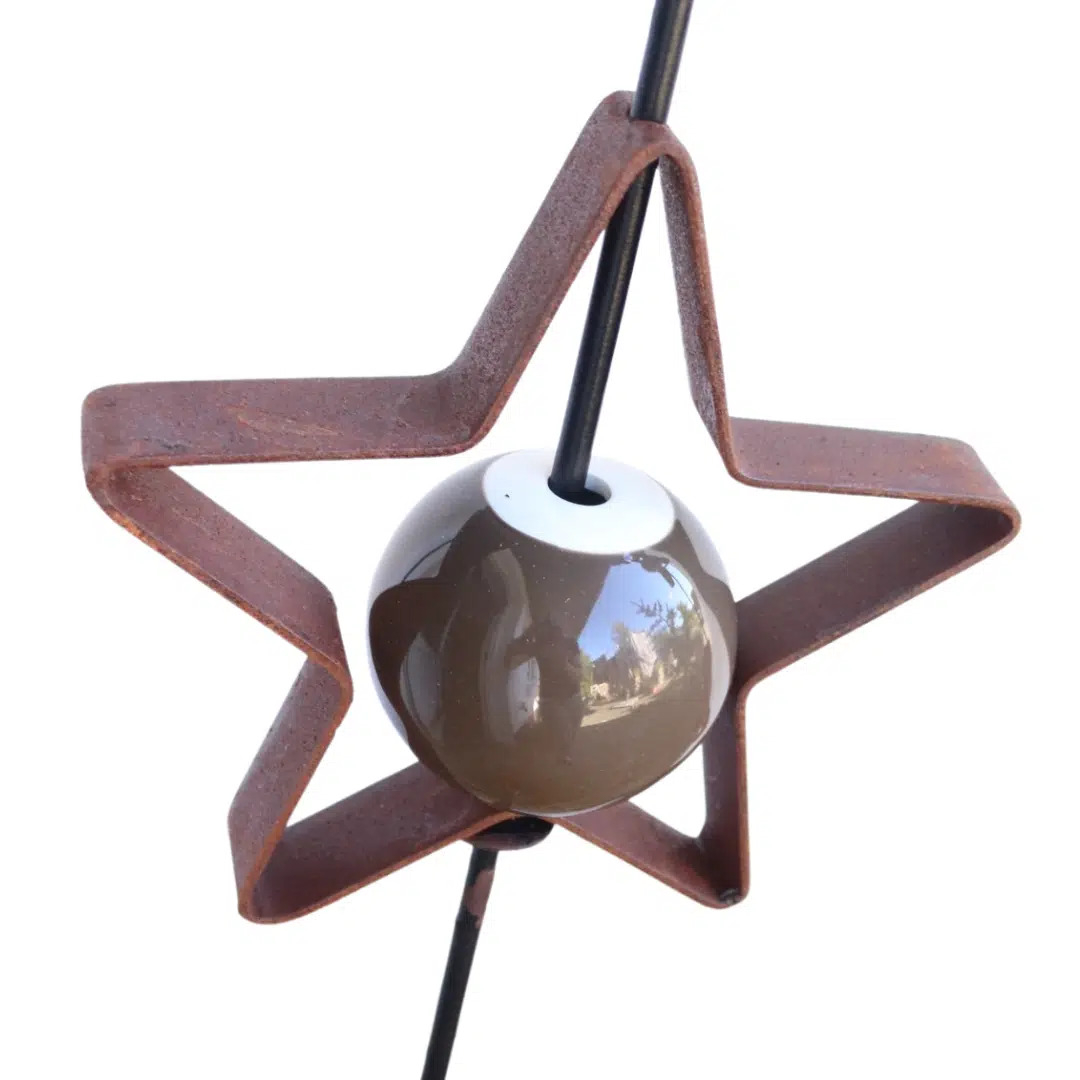 Jernstjerne outline, rust, medium