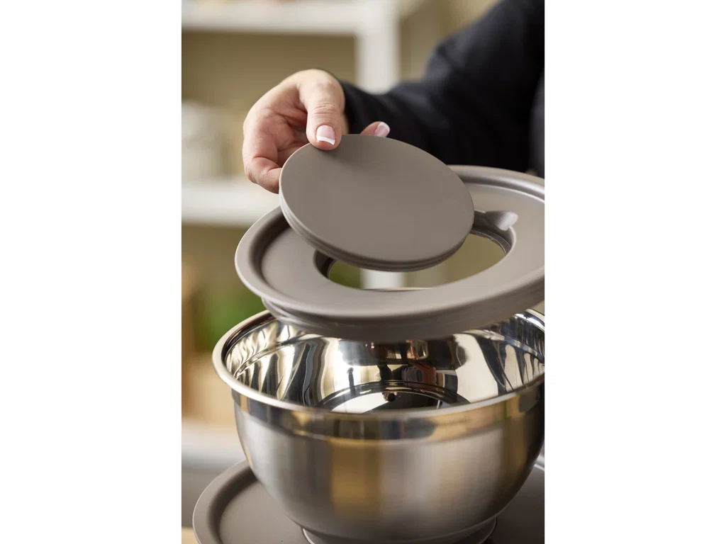 Blomsterberg Røreskåle 8 dele 3 + 5 liter, Latte