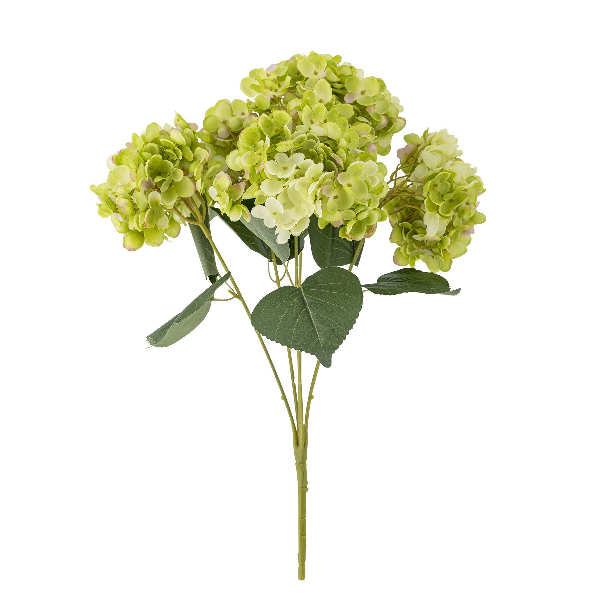 Bloomingville - Hydrangea Stilk, Hvid, Kunstige Blomster, D28xH49 cm
