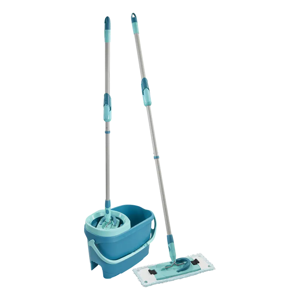 Leifheit - Gulvvaskersæt CLEAN TWIST M ERGO 6 liter Grøn Alu/Plast